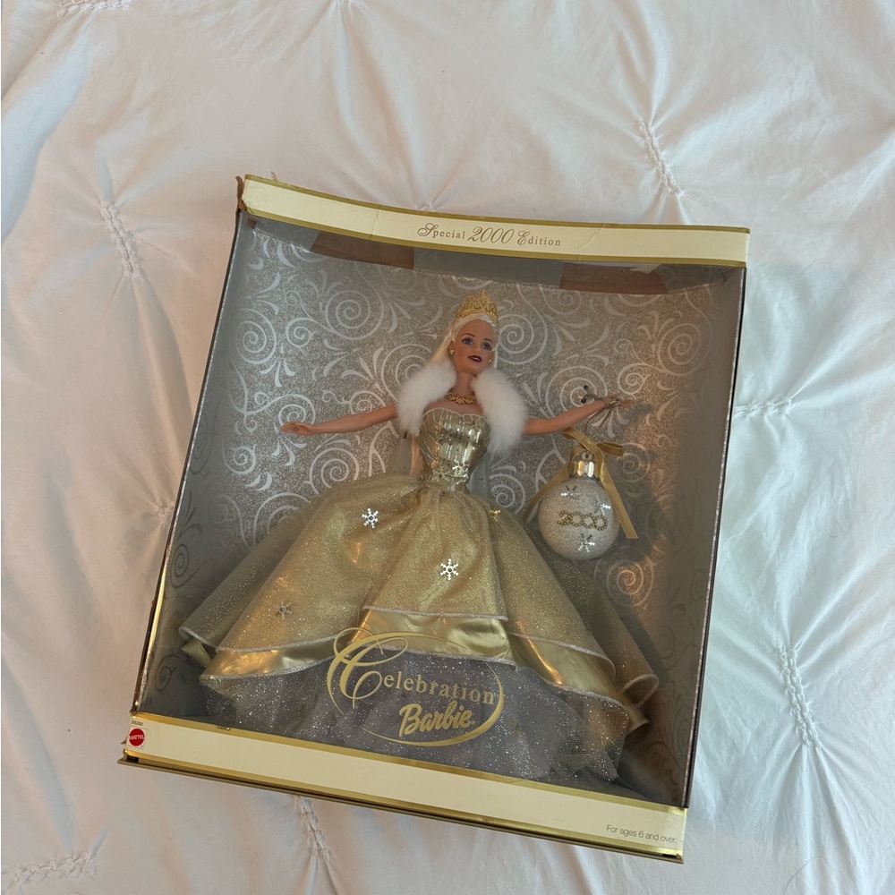 Barbie Special 2000 Edition Doll - Gold and White